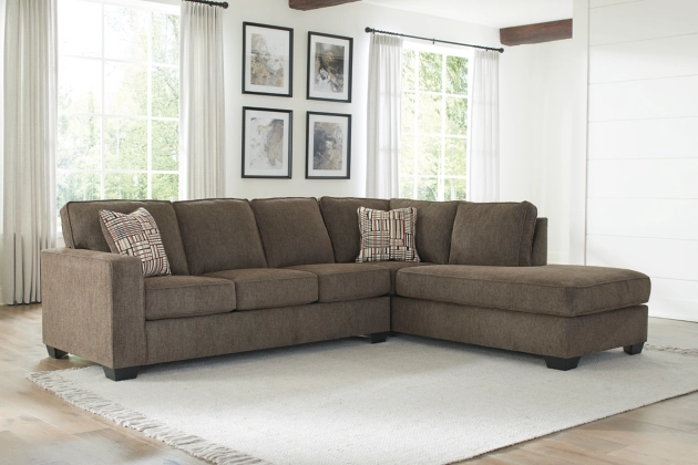 Ashley® RoomSolutions® Nordale 2-Piece Mocha Sectional 1