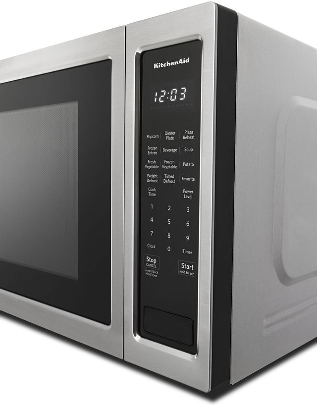 KitchenAid® 2.2 Cu. Ft. Stainless Steel Countertop Microwave Oven 7