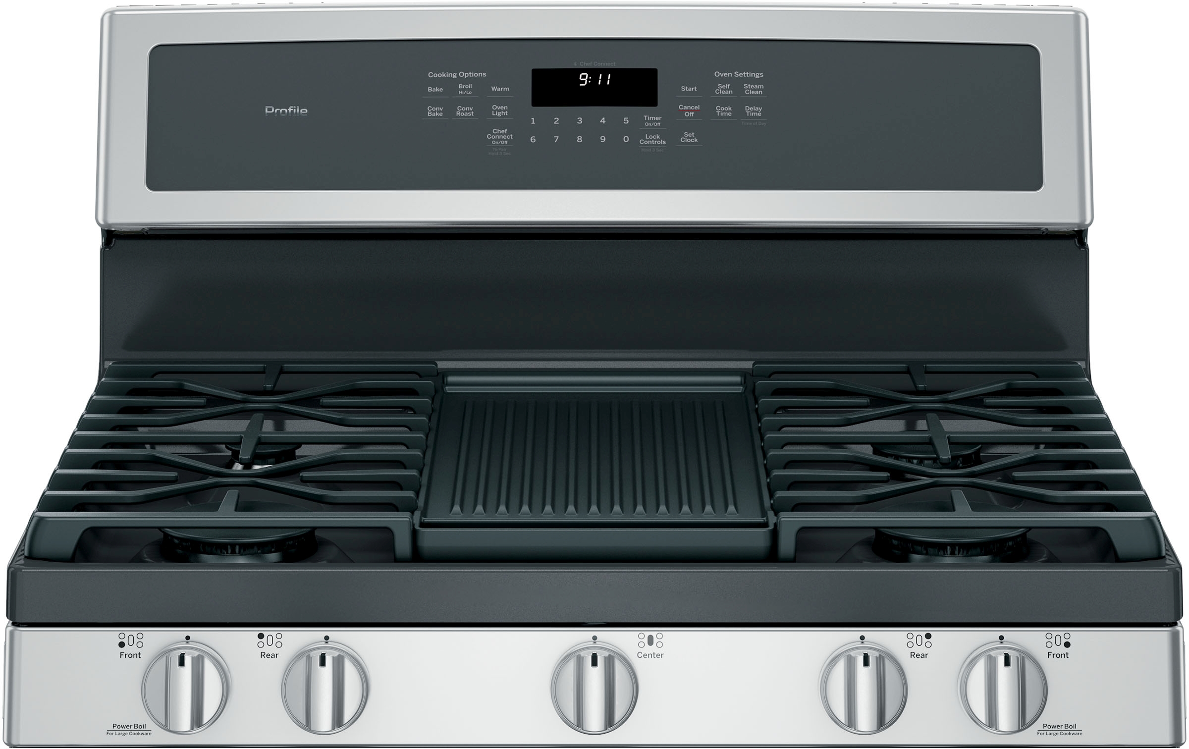 Ge Profile™ Series 30 Stainless Steel Free Standing Gas Range Dons