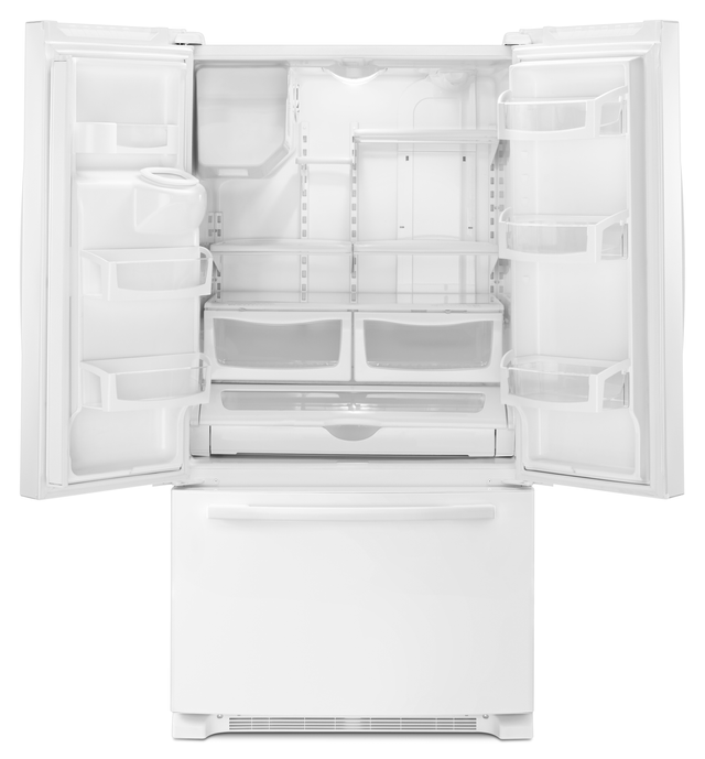 Amana® 25 Cu. Ft. French Door Bottom Freezer Refrigerator-White 1