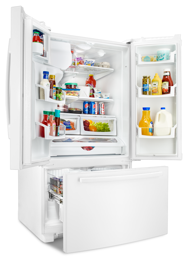 Amana® 25 Cu. Ft. French Door Bottom Freezer Refrigerator-White 6