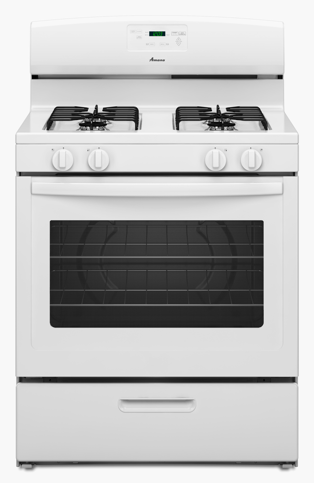 Amana® 30" Stainless Steel Free Standing Gas Range 8