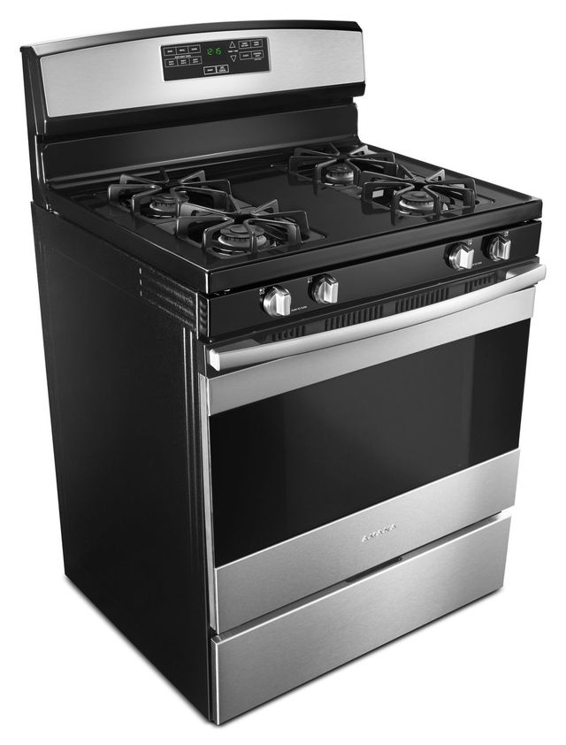 Amana® 30" Free Standing Gas Range-Stainless Steel 8