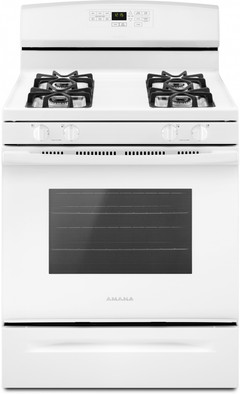 OUT OF BOX: Amana® 30" Free Standing Gas Range-White