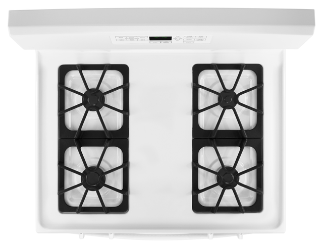 AGR5330BAW by Amana - 30-inch Gas Range with Easy Touch Electronic Controls  - White