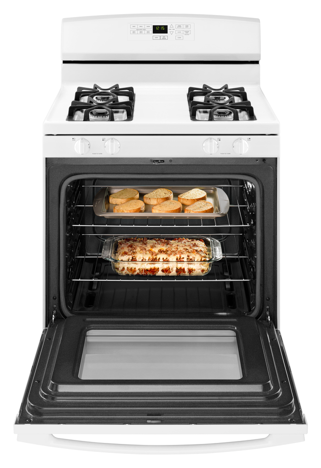 OUT OF BOX: Amana® 30" Free Standing Gas Range-White-2