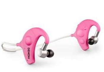 Denon Exercise Freak Over-Ear Headphones-Pink