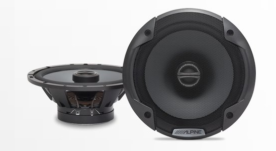 Alpine® 6.5" Black Coaxial 2 Way Car Speaker