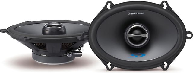 Alpine® 5 x 7" Black Coaxial 2 Way Car Speaker