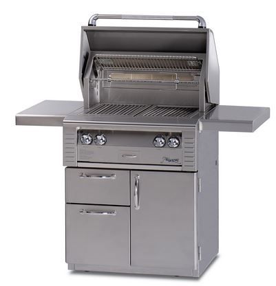 Alfresco 30" Deluxe Free Standing Grill-Stainless Steel 0