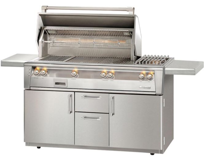 Alfresco™ ALXE Series 56" Freestanding Grill-Stainless Steel-ALXE-56C-NG