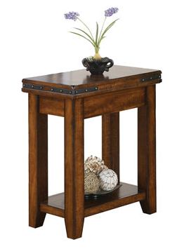Winners Only® Mango Brown Chairside Table
