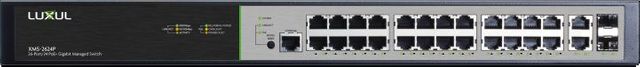 Luxul™ AV Series 26-Port/24 POE+ Gigabit Managed Switch 1
