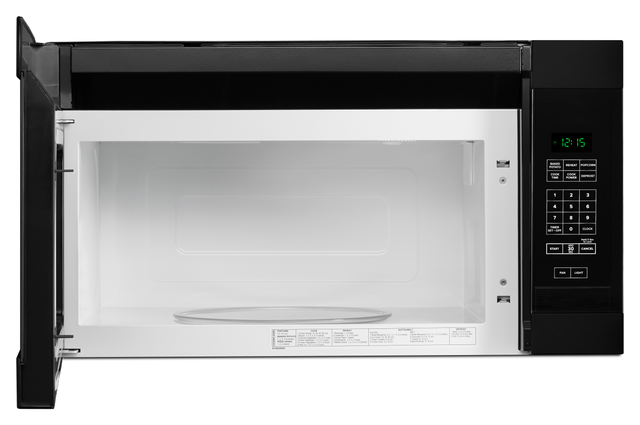 Amana® 1.6 Cu. Ft. Black Over The Range Microwave-2