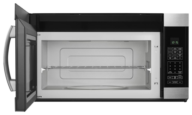 Amana® Over-the-Range Microwave-Black On Stainless Steel 3