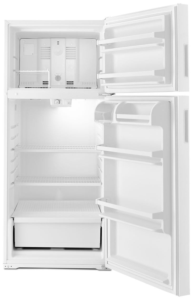 Amana® 15.98 Cu. Ft. White Top Freezer Refrigerator 1