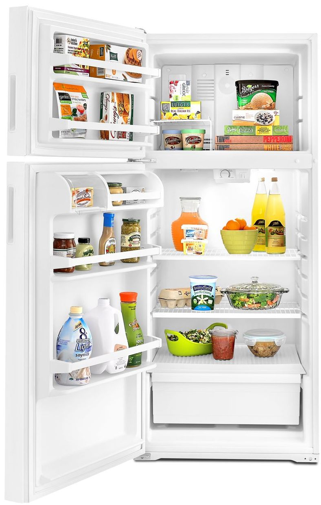 Amana® 15.98 Cu. Ft. White Top Freezer Refrigerator-2