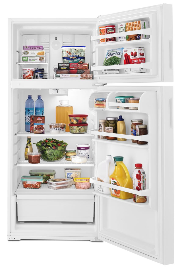 Amana® 15.98 Cu. Ft. White Top Freezer Refrigerator 3