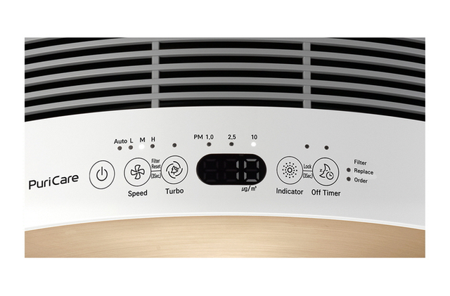 LG PuriCare Air Purifier Round Console-Gold 1
