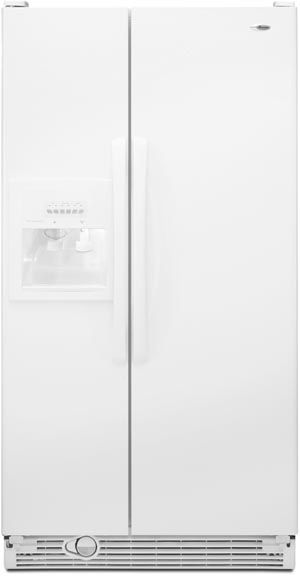 Amana® 25.1 Cu. Ft. Side-by-Side Refrigerator-White