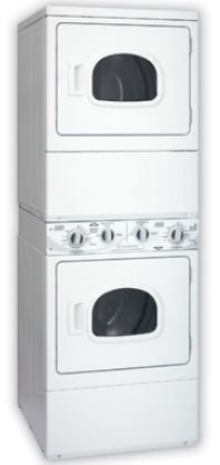 Speed Queen Electric Dryer/Dryer Stack Laundry-White 0