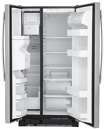 Amana® 24 Cu. Ft. Side-by-Side Refrigerator-Black 2