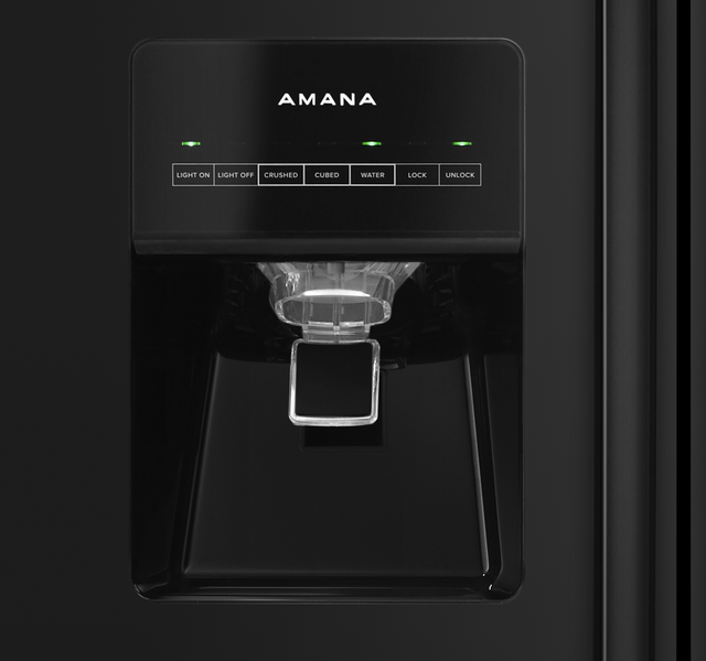 Amana® 24 Cu. Ft. Side-by-Side Refrigerator-Black 5
