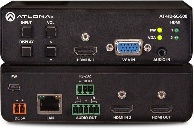 Atlona® Three-Input HD Video Scaler