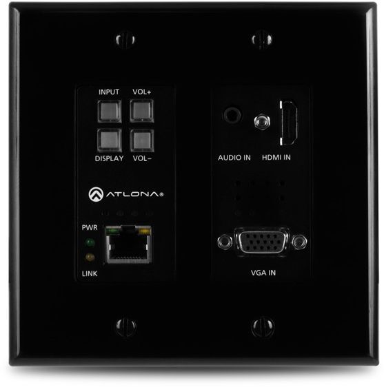 Atlona® Two-Input Wallplate Switcher for HDMI and VGA 1
