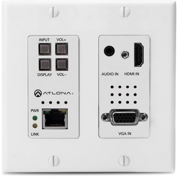 Atlona® Two-Input Wallplate Switcher for HDMI and VGA 3
