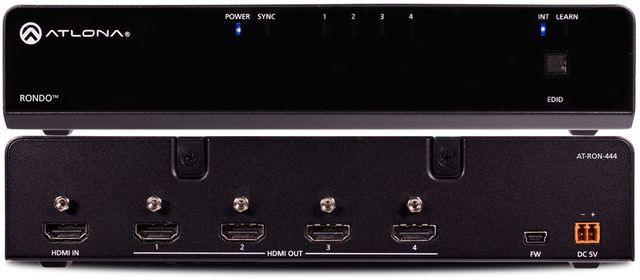 Atlona® 4K HDR Four-Output HDMI Distribution Amplifier