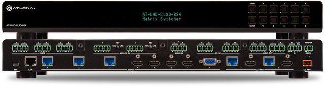 Atlona® 4K/UHD 8×2 Multi-Format Matrix Switcher 0