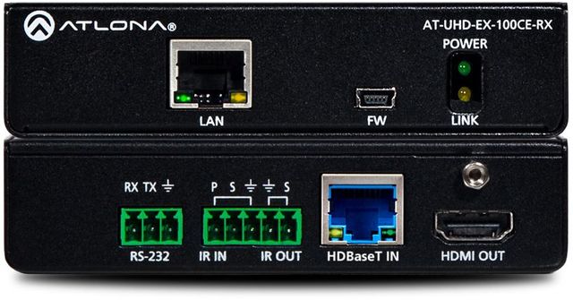 Atlona® 4K/UHD HDMI Over 100 M HDBaseT Receiver