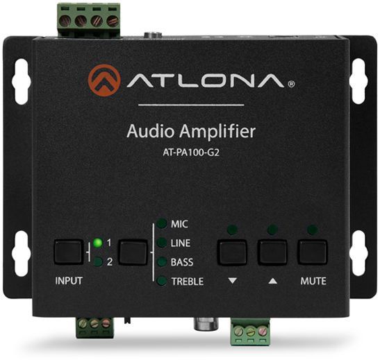 Atlona® Black Stereo/Mono Audio Amplifier 4