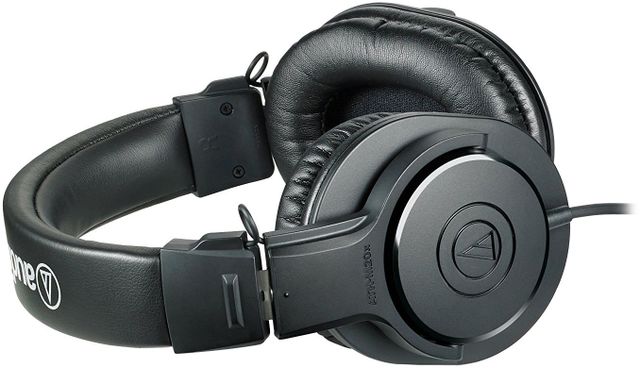 Audio-Technica® Black Professional Over-Ear Monitor Headphones 5