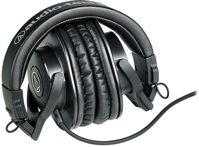 Audio-Technica® Black Professional Over-Ear Monitor Headphones 1
