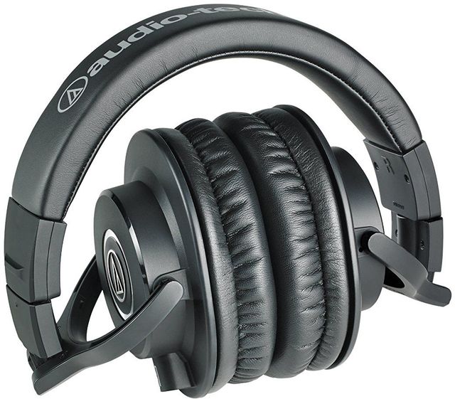 Audio-Technica® Black Professional Over-Ear Monitor Headphones 2