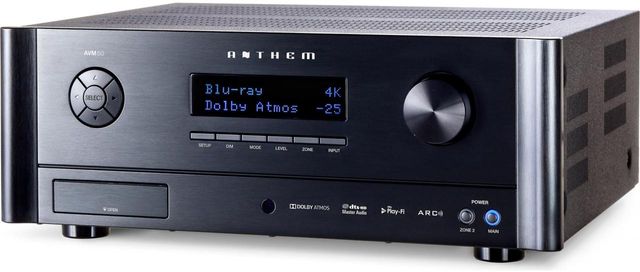 Anthem® AVM 60 Home Theater 11.2 Channel Black A/V Pre-Amplifier/Processor