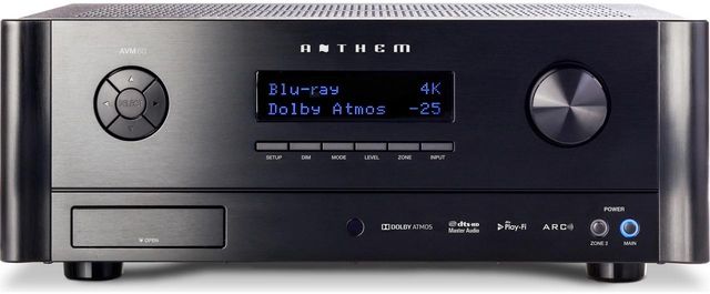 Anthem® AVM 60 Home Theater 11.2 Channel Black A/V Pre-Amplifier/Processor 1