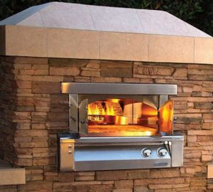 Open Box **Scratch and Dent** Alfresco™ 30" Pizza Oven For Built-In Installations-Stainless Steel
