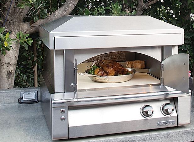 Alfresco™ 30" Pizza Oven For Countertop Mounting-Stainless Steel-2