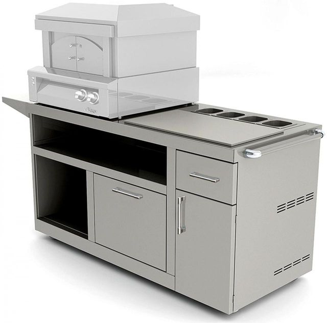 Alfresco™ 30" Deluxe Pizza Oven Prep Cart-Stainless Steel-0