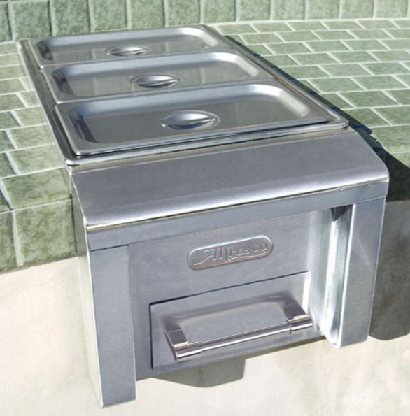 Alfresco™ 14" Built-In Food Warmer-Stainless Steel-AXEFW