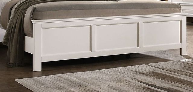 New Classic® Furniture Andover 4 Piece White Queen Panel Bedroom Set 5