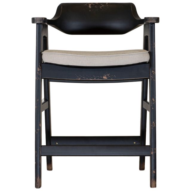 Nest Home Collections Antique Black Wagner Counter Stool-0