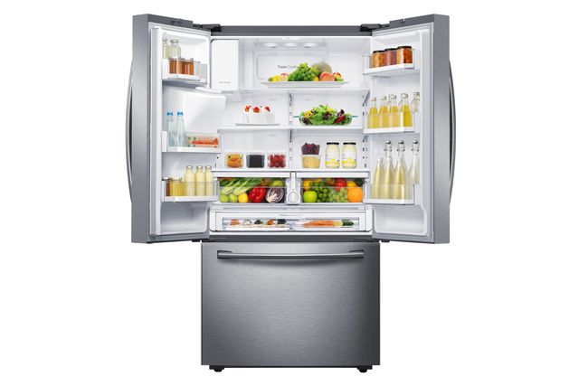 Samsung 23.0 Cu. Ft. Stainless Steel Counter Depth French Door Refrigerator 2