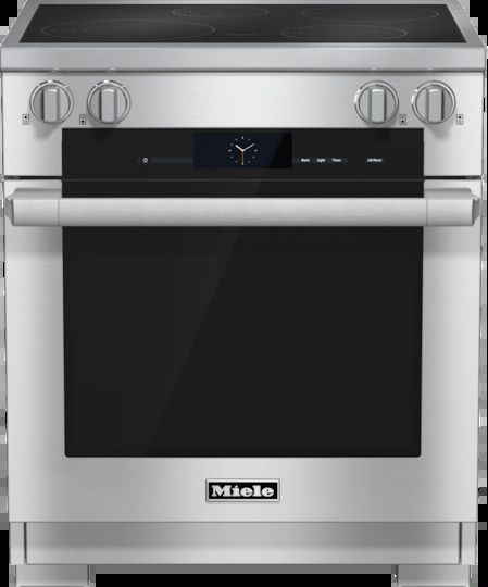 Miele 30" Clean Touch Steel Induction Range-0