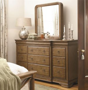 Universal Explore Home™ New Lou Cognac Dresser And Storage Mirror