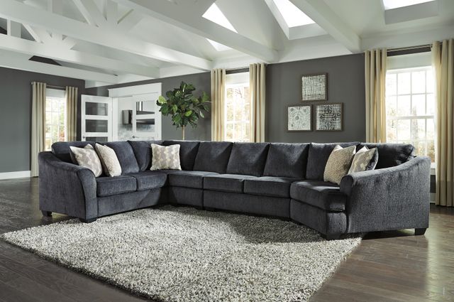 Signature Design by Ashley® Eltmann 4-Piece Slate Sectional with Cuddler 14