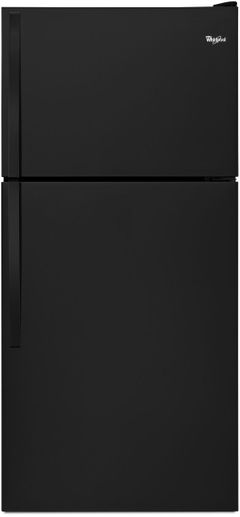 Whirlpool® 18.2 Cu. Ft. Black Top Freezer Refrigerator-WRT318FMDB